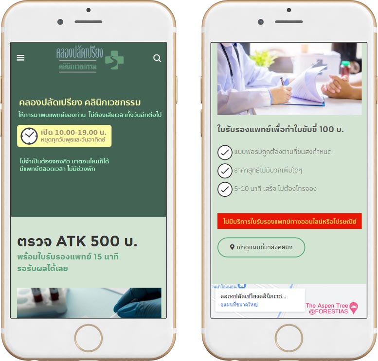 บ้านทำเว็บ รับทำเว็บไซต์ เว็บไซต์ รับทำเว็บคลินิกเวชกรรม